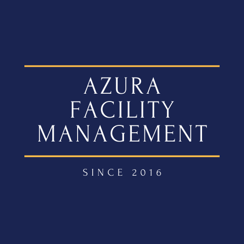 Azura Facility Management Logo mit Canva erstellt